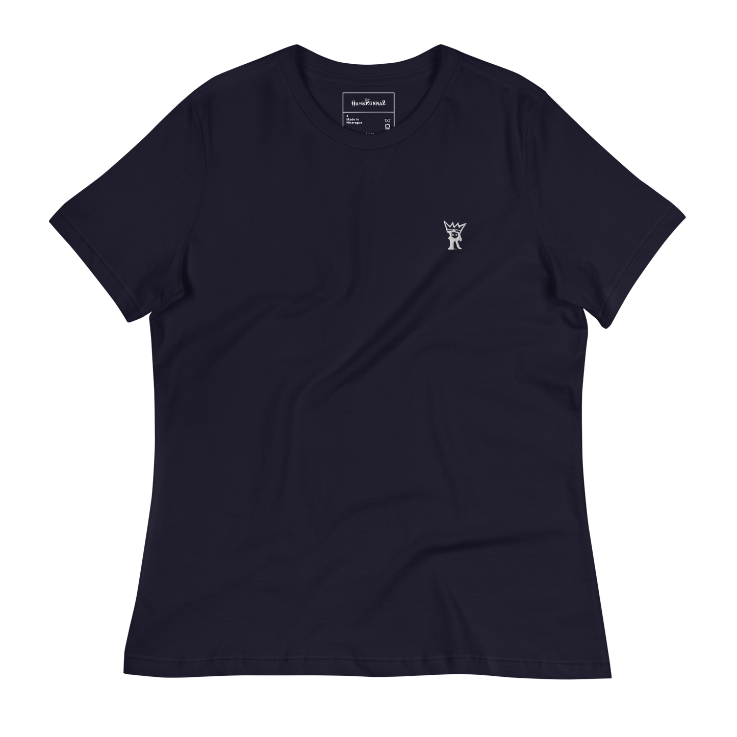 GameRunnaZ Women's Relaxed Embroidered T-Shirt